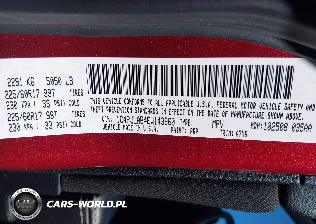 2014 Jeep Cherokee Sport VIN:1C4PJLAB4EW143860 - 9