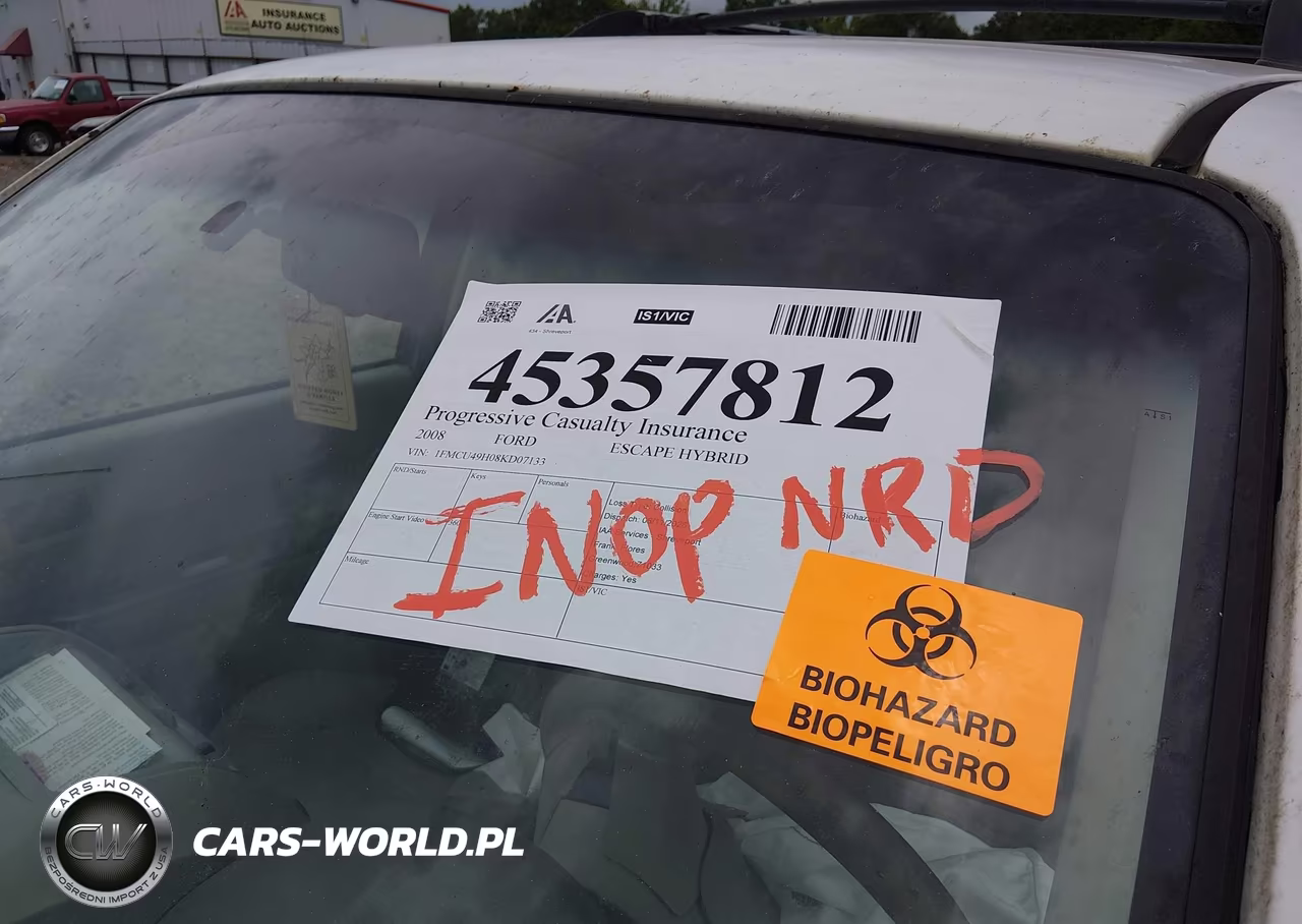 2008 Ford Escape Hybrid VIN:1FMCU49H08KD07133 - 5