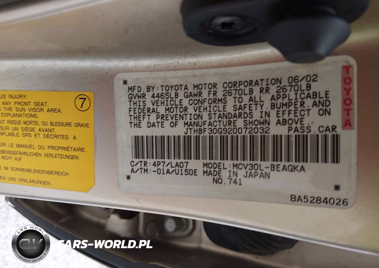 2002 Lexus Es 300 VIN:JTHBF30G920072032 - 9