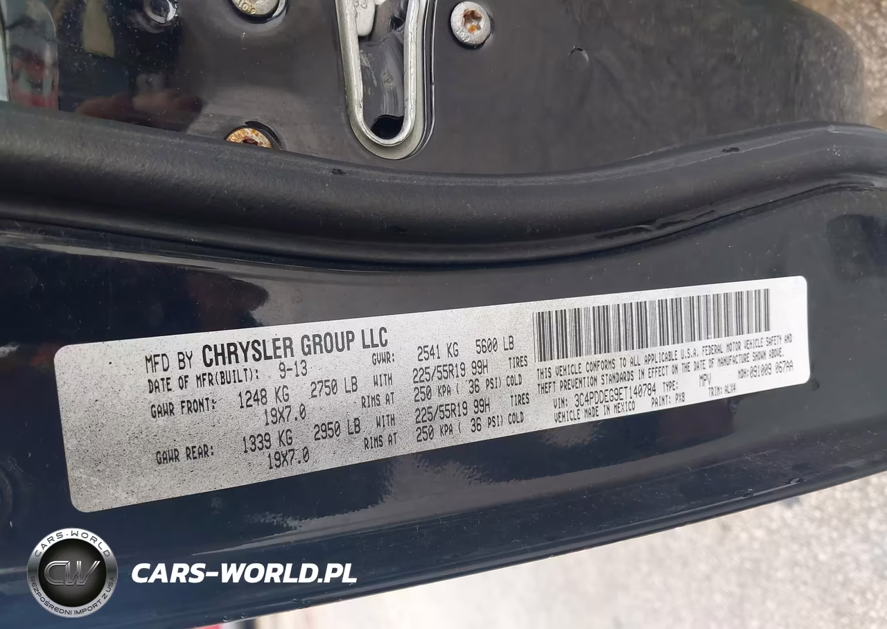 2014 Dodge Journey R-T VIN:3C4PDDEG9ET140784 - 9