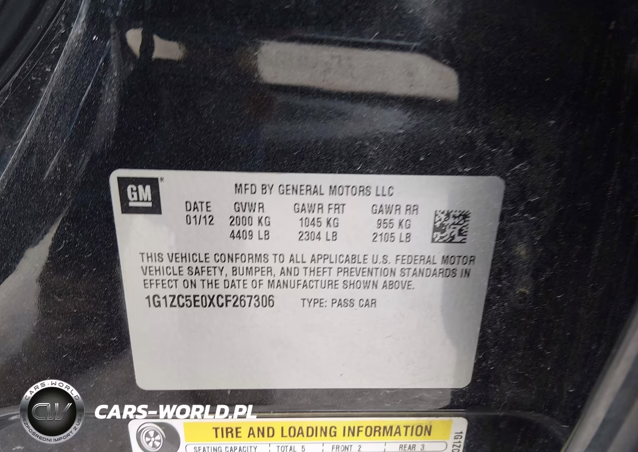 2012 Chevrolet Malibu 1Lt VIN:1G1ZC5E0XCF267306 - 9