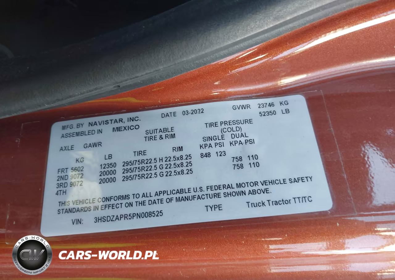 2023 International Lt VIN:3HSDZAPR5PN008525 - 9