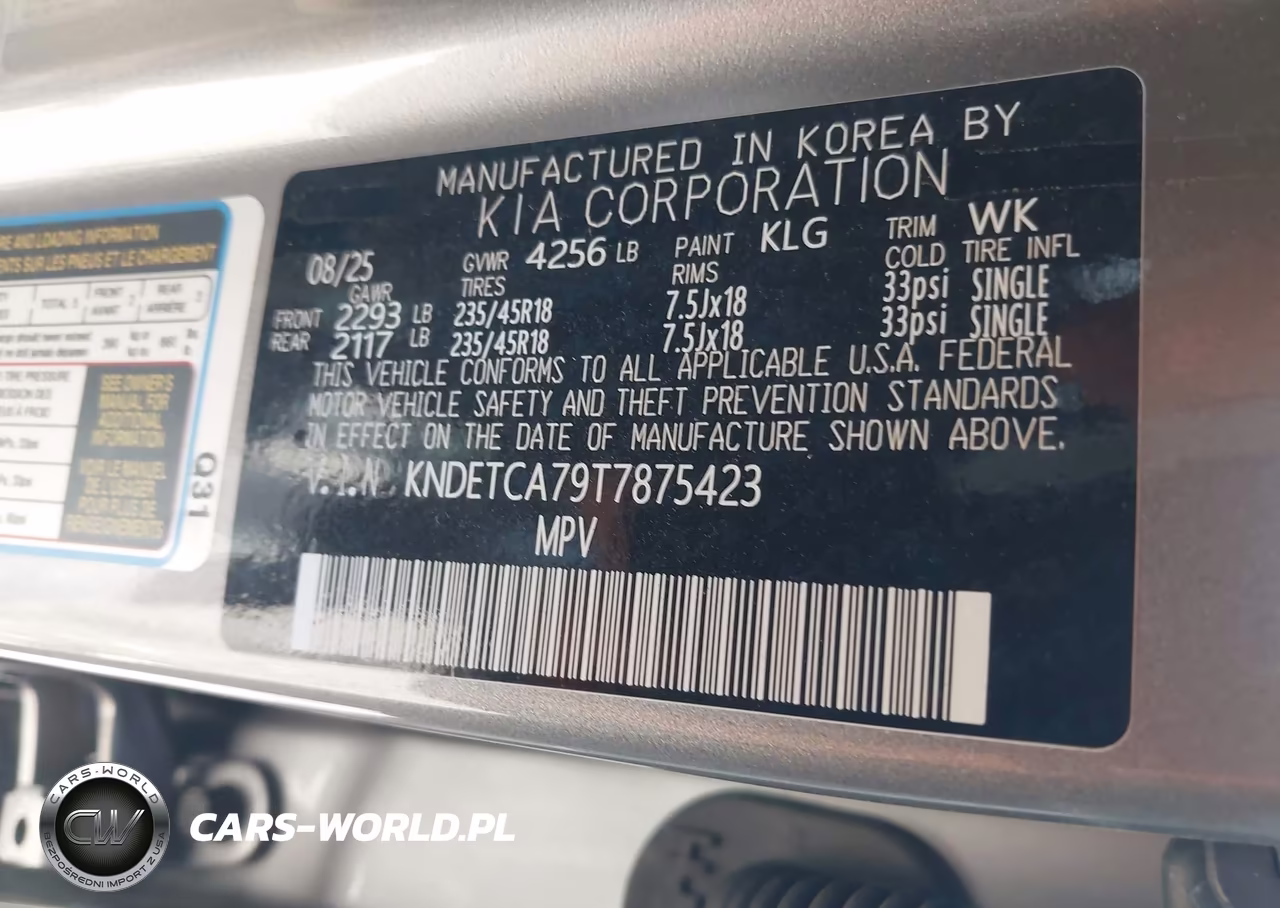 2026 Kia Seltos Sx VIN:KNDETCA79T7875423 - 9