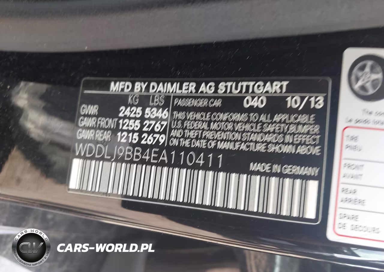 2014 Mercedes-Benz Cls 550 4Matic VIN:WDDLJ9BB4EA110411 - 9