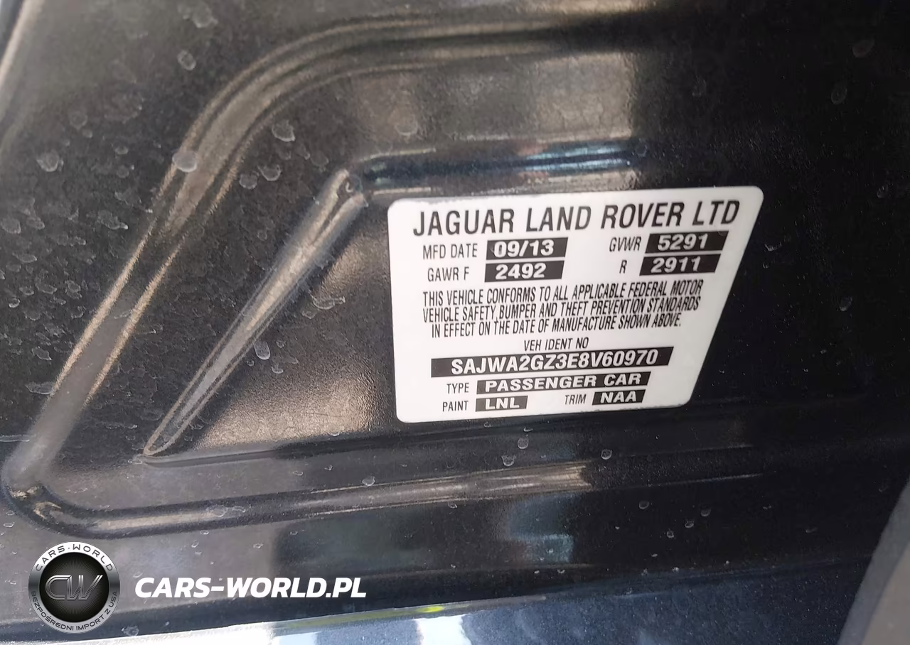 2014 Jaguar Xj Xjl Portfolio VIN:SAJWA2GZ3E8V60970 - 9