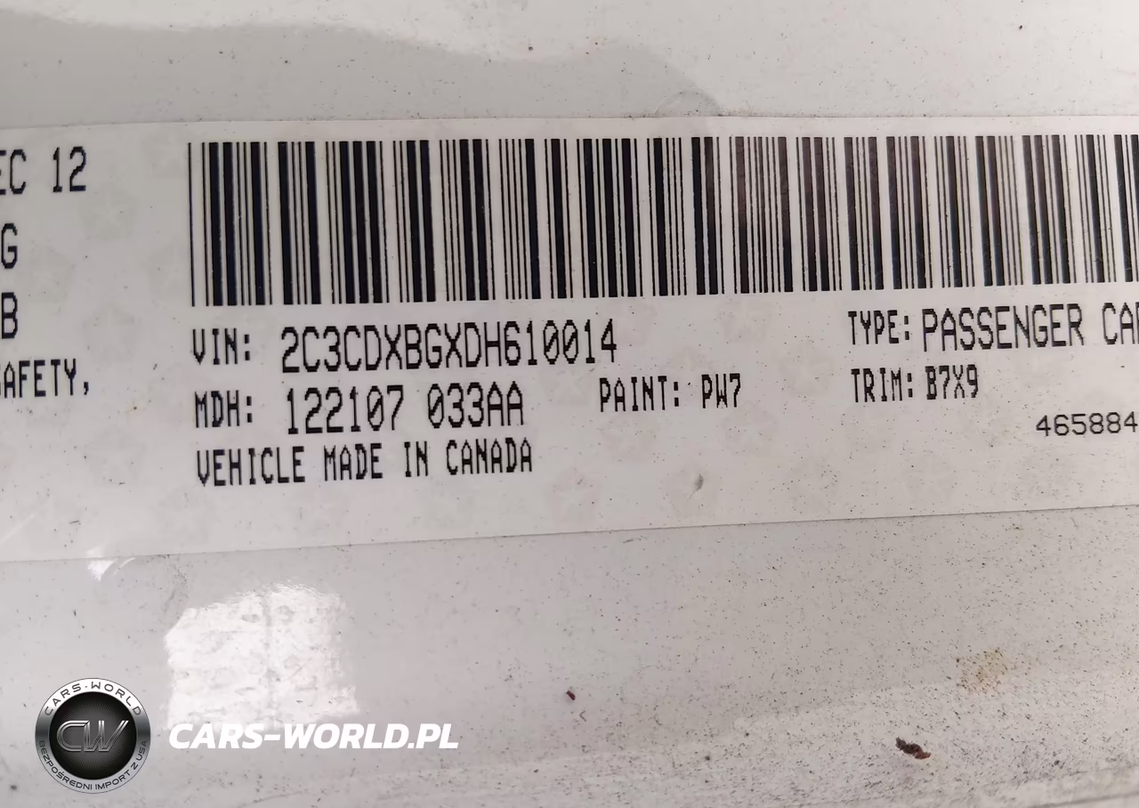 2013 Dodge Charger Se VIN:2C3CDXBGXDH610014 - 9