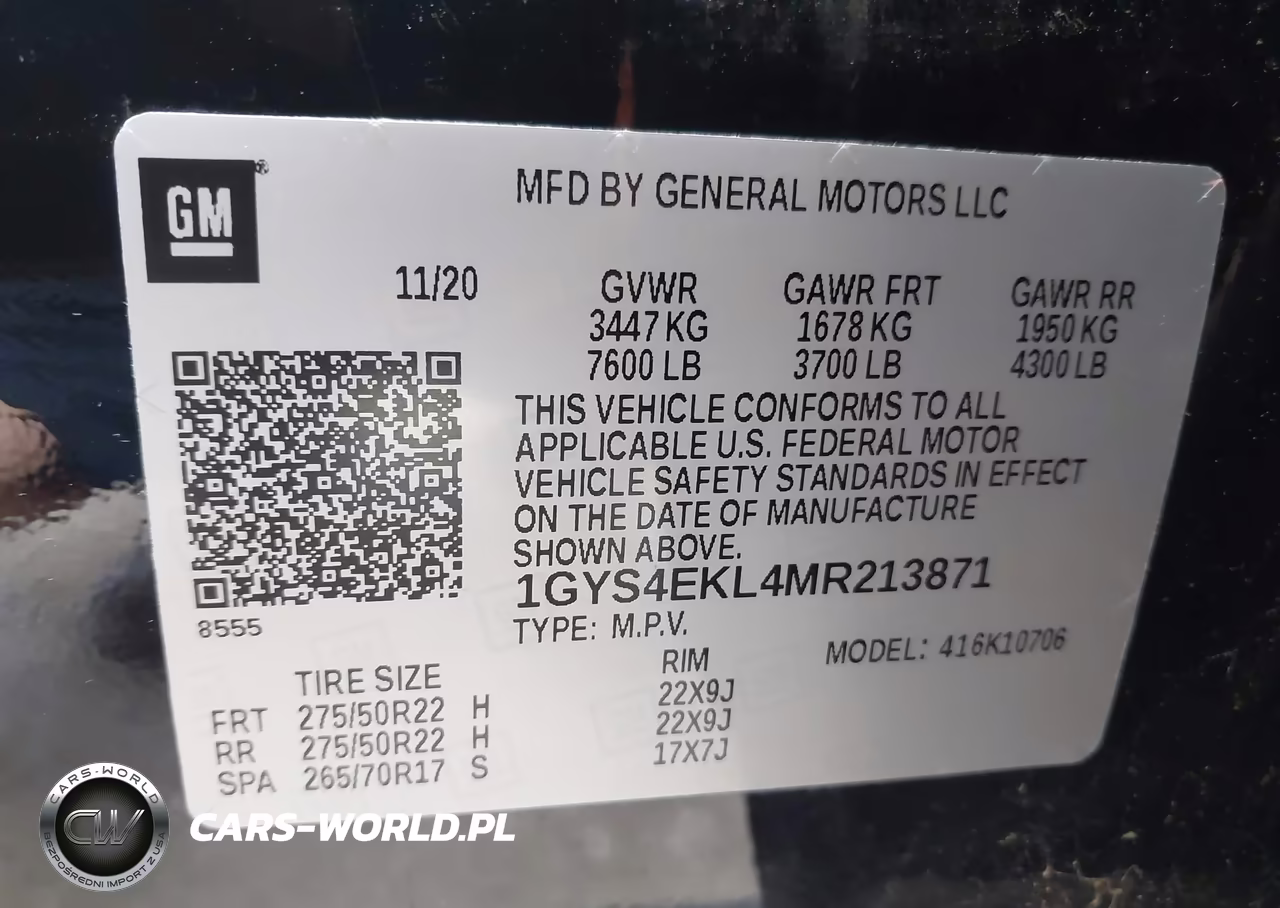 2021 Cadillac Escalade 4Wd Sport VIN:1GYS4EKL4MR213871 - 9