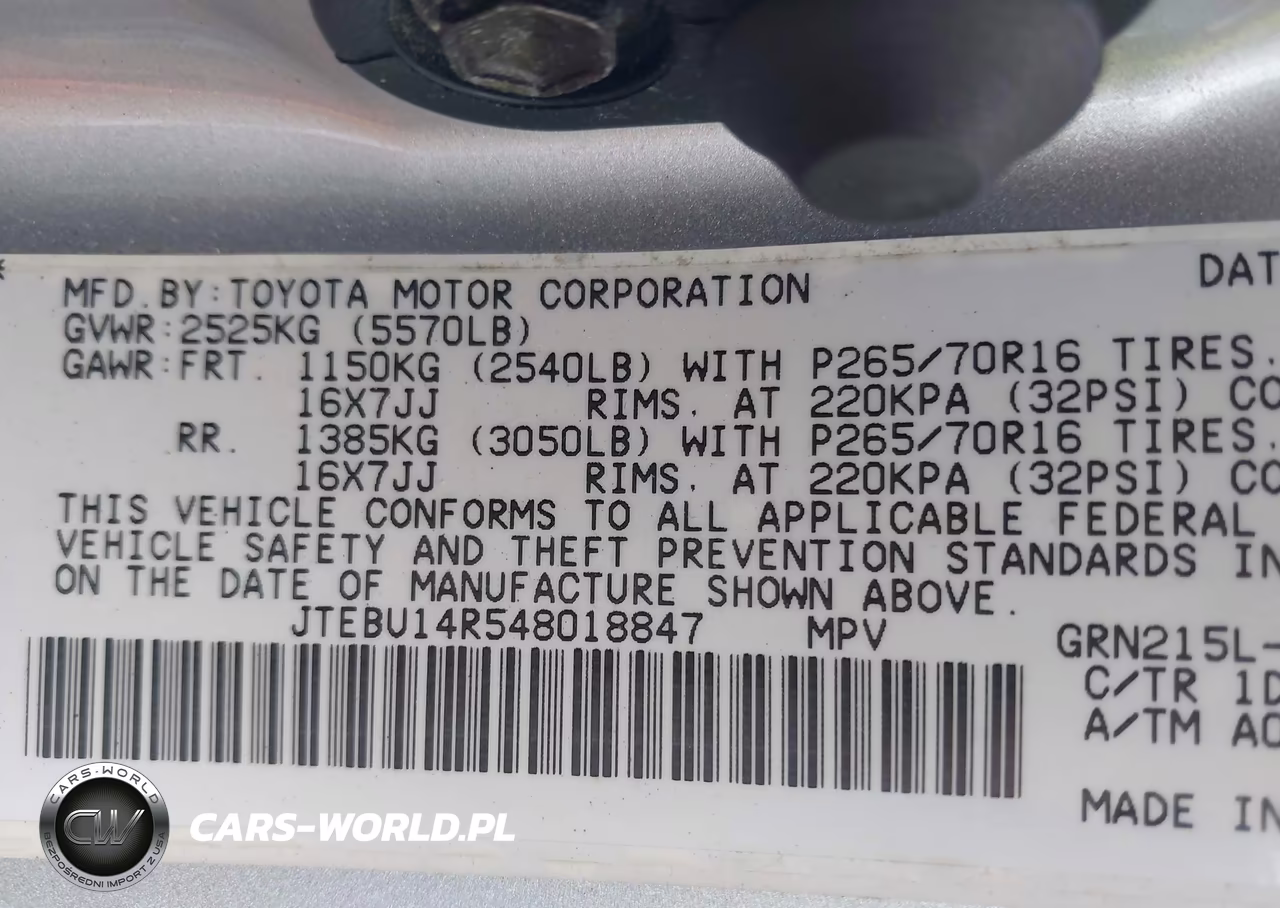2004 Toyota 4Runner Sr5 V6 VIN:JTEBU14R548018847 - 9