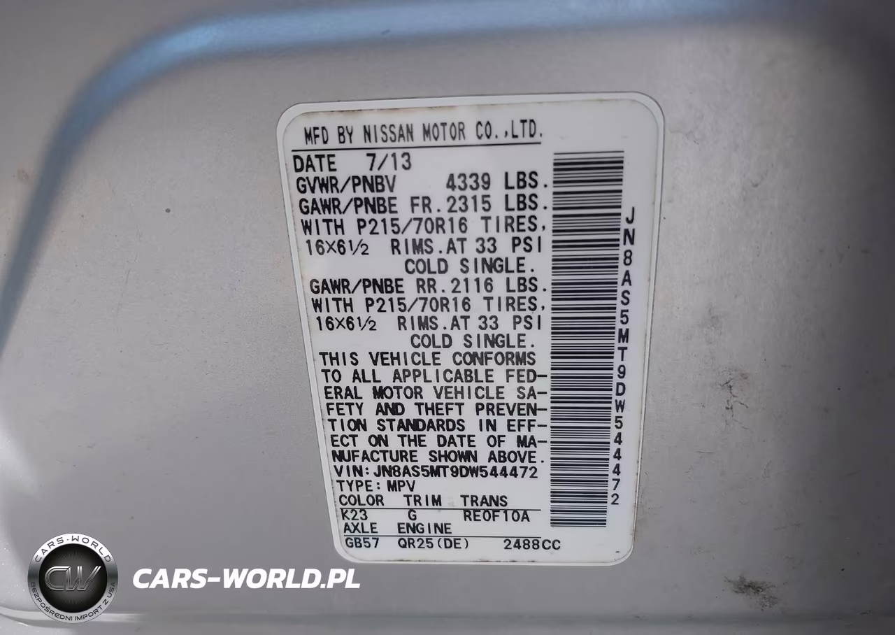 2013 Nissan Rogue S VIN:JN8AS5MT9DW544472 - 9