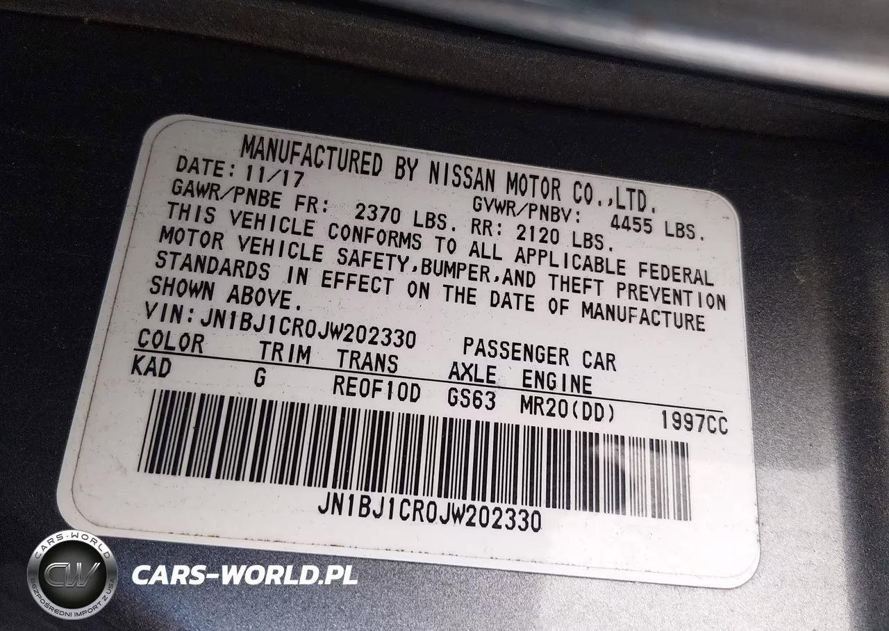 2018 Nissan Rogue Sport S VIN:JN1BJ1CR0JW202330 - 9