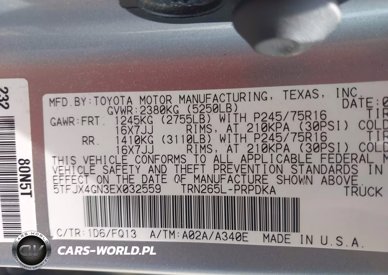 2014 Toyota Tacoma Prerunner VIN:5TFJX4GN3EX032559 - 9