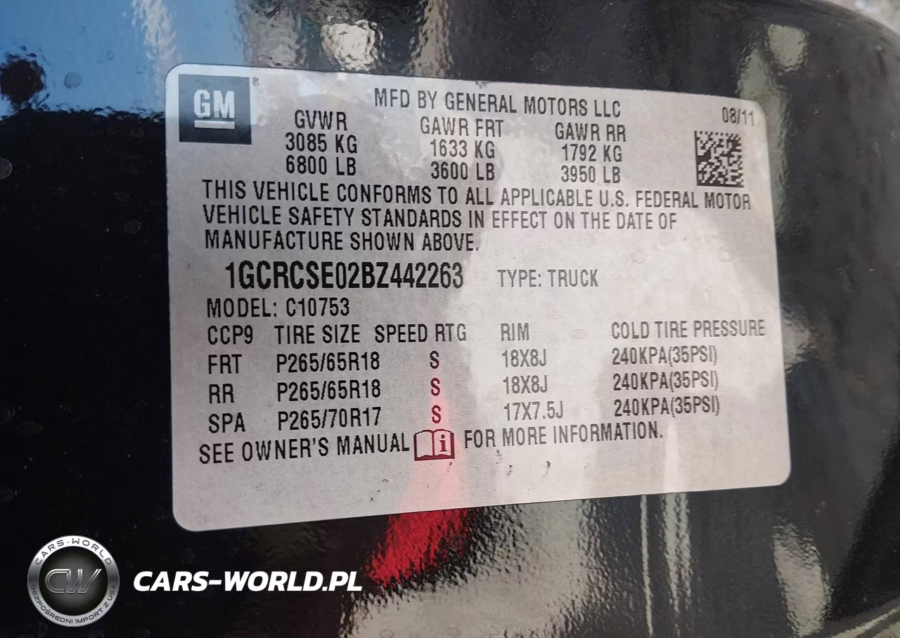 2011 Chevrolet Silverado 1500 Lt VIN:1GCRCSE02BZ442263 - 9