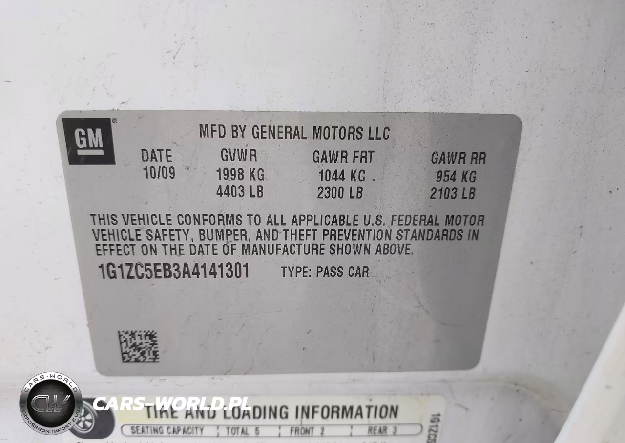 2010 Chevrolet Malibu Lt VIN:1G1ZC5EB3A4141301 - 9