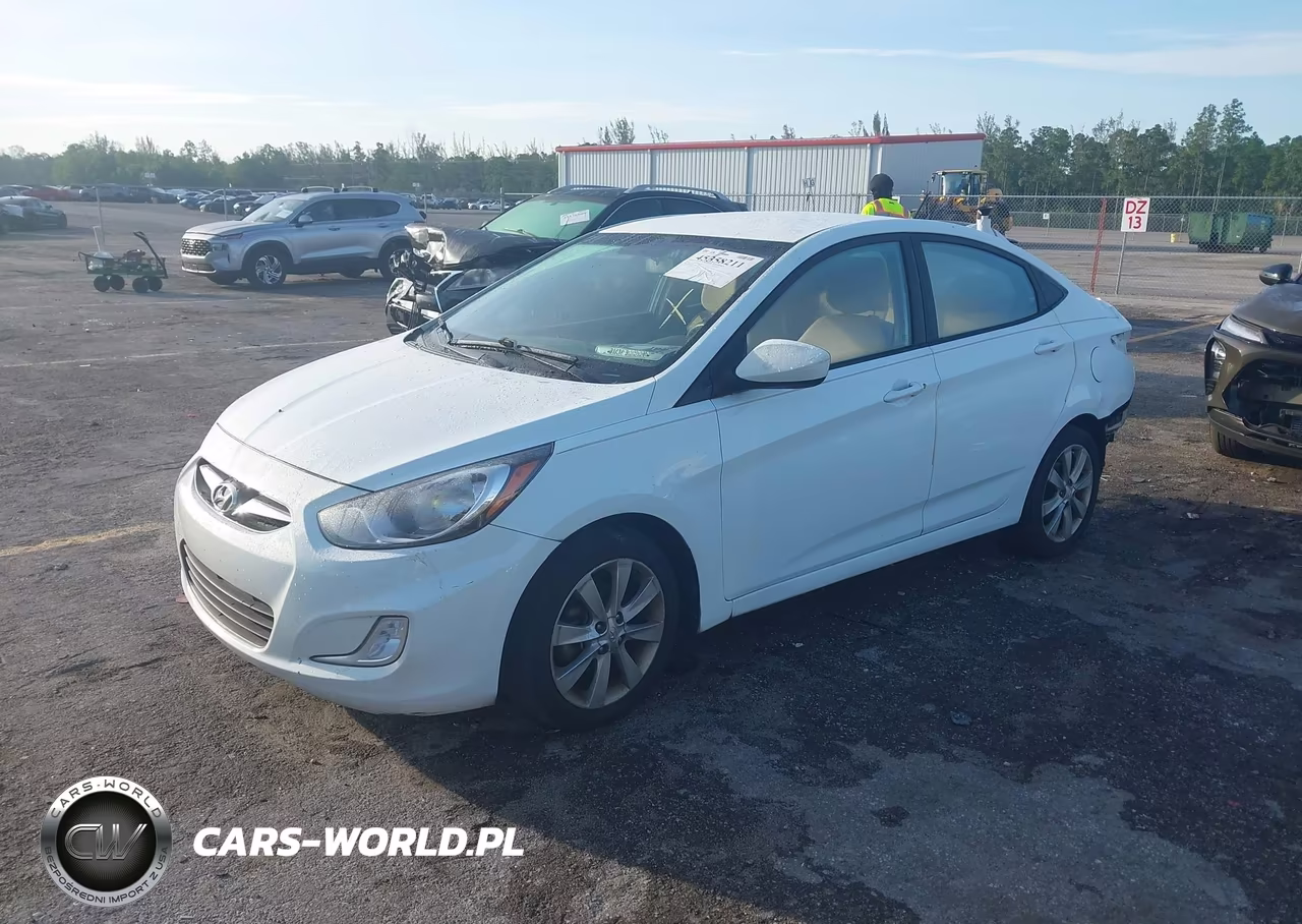 2012 Hyundai Accent Gls VIN:KMHCU4AE5CU262396 - 2