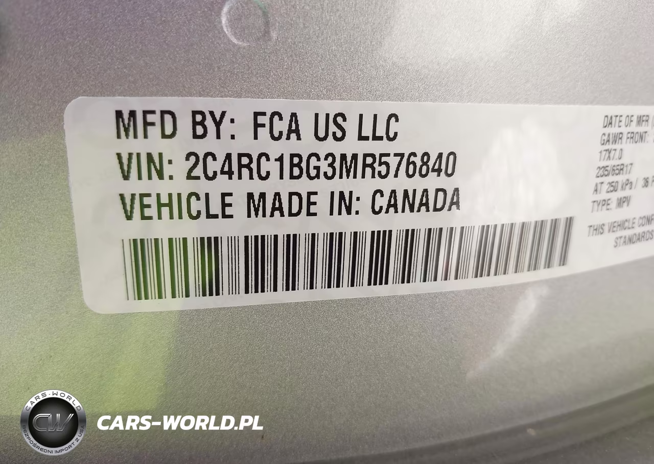 2021 Chrysler Pacifica Touring L VIN:2C4RC1BG3MR576840 - 9