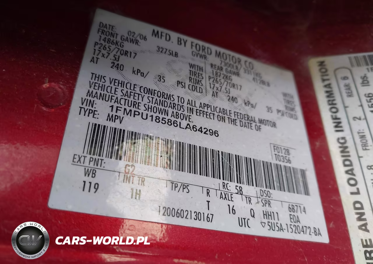 2006 Ford Expedition Eddie Bauer-King Ranch VIN:1FMPU18586LA64296 - 9