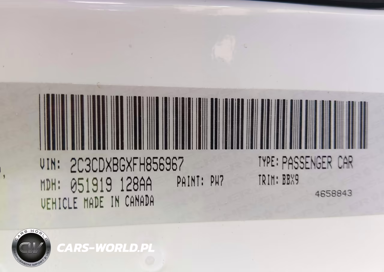 2015 Dodge Charger Se VIN:2C3CDXBGXFH856967 - 9
