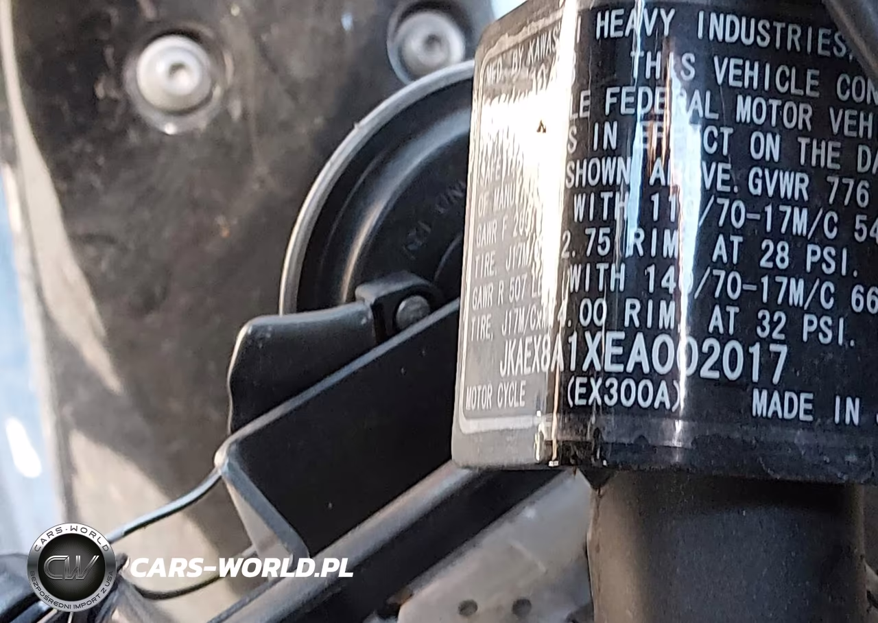 2014 Kawasaki Ex300 A VIN:JKAEX8A1XEA002017 - 10