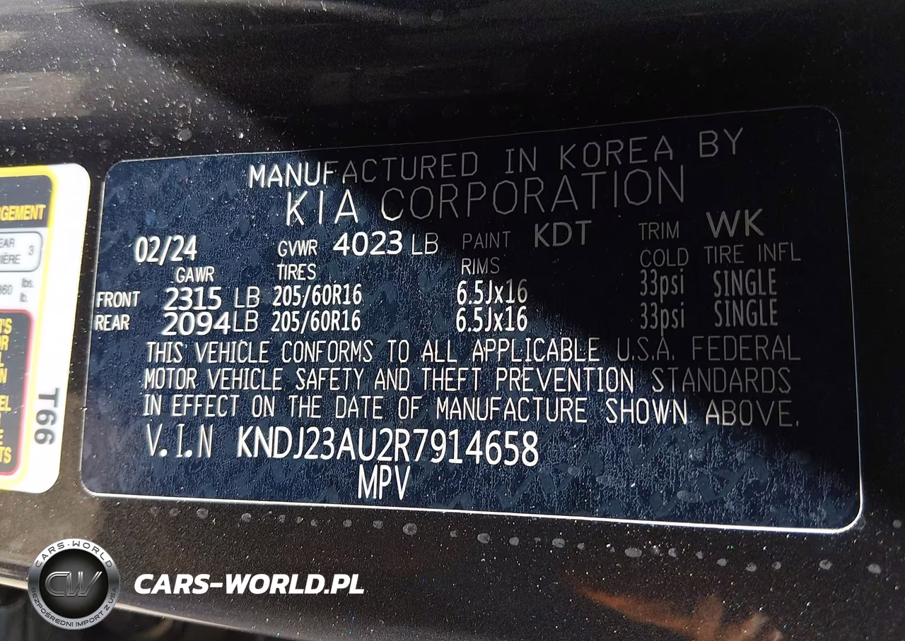 2024 Kia Soul Lx VIN:KNDJ23AU2R7914658 - 9