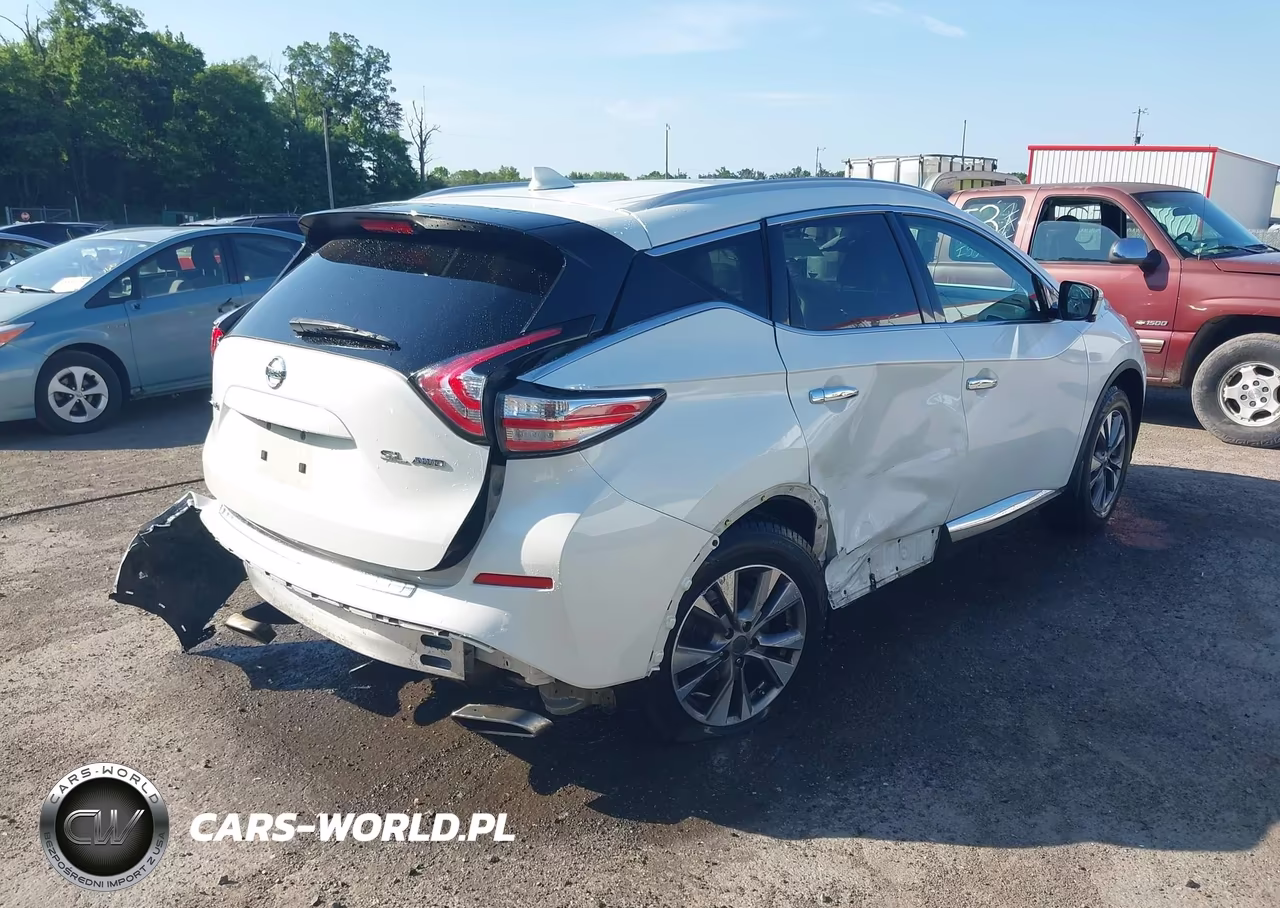 2017 Nissan Murano Sl VIN:5N1AZ2MHXHN109243 - 4