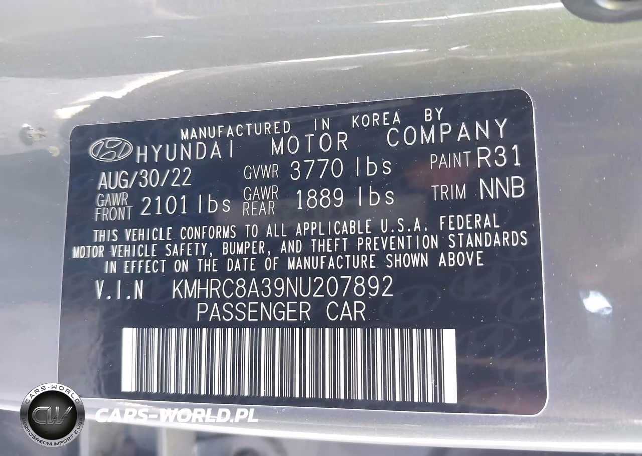 2022 Hyundai Venue Limited VIN:KMHRC8A39NU207892 - 9