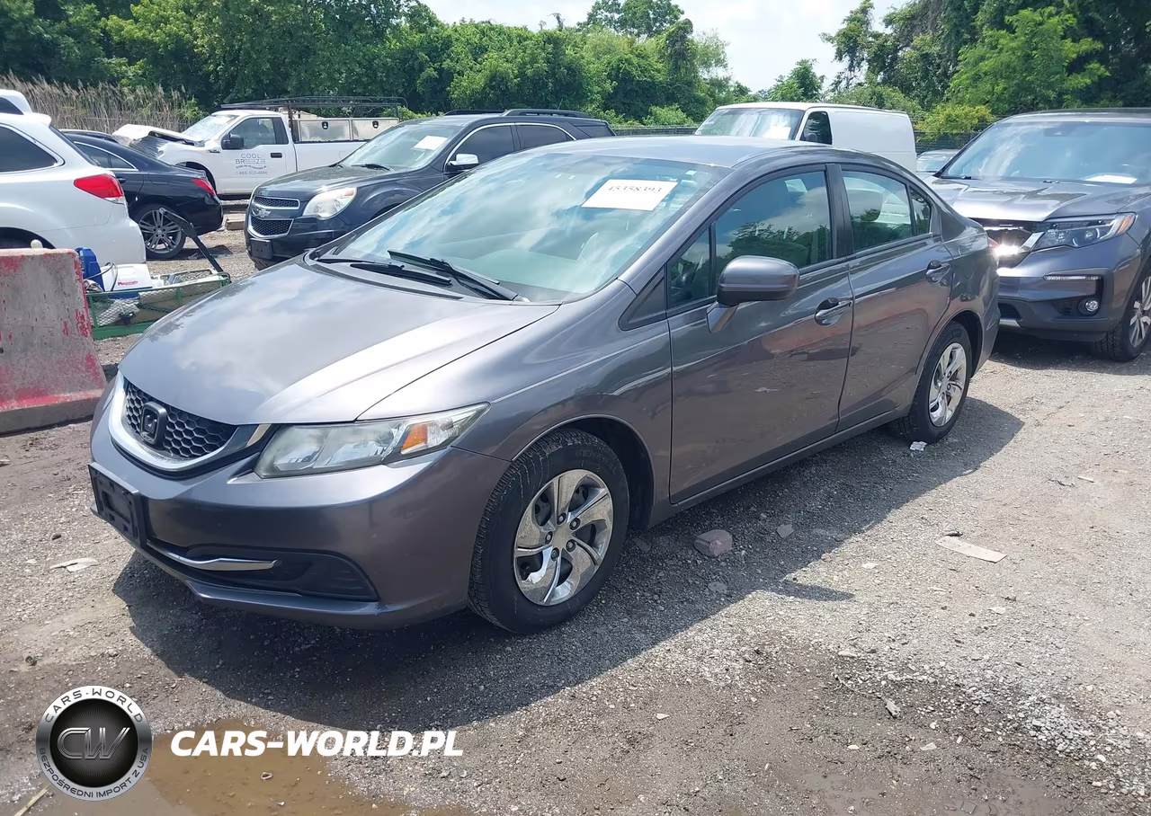 2015 Honda Civic Lx VIN:19XFB2F56FE219368 - 2