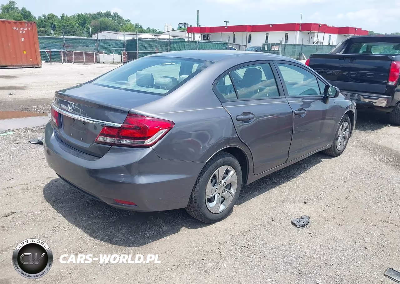 2015 Honda Civic Lx VIN:19XFB2F56FE219368 - 4