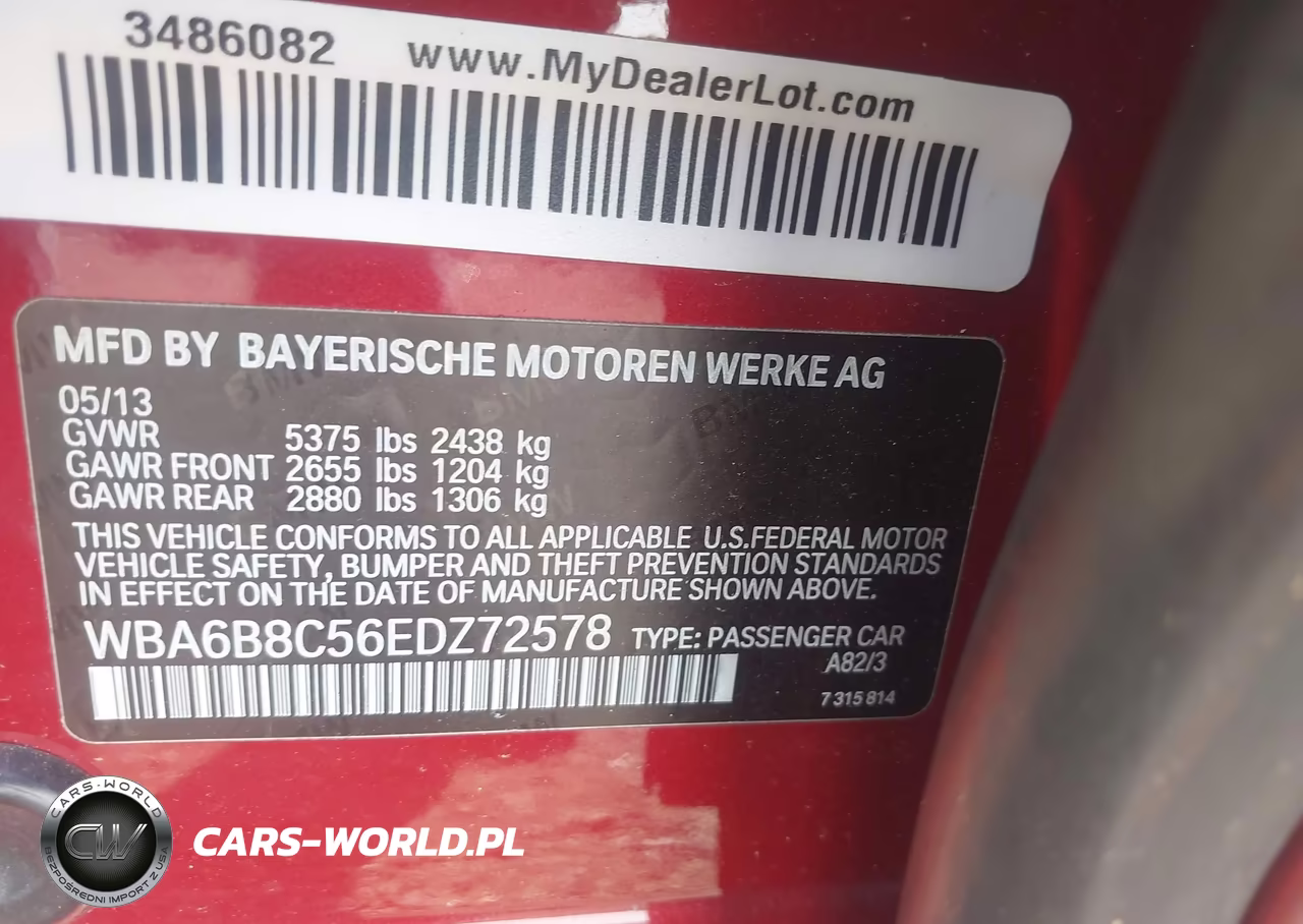 2014 BMW 640I Gran Coupe xDrive VIN:WBA6B8C56EDZ72578 - 9