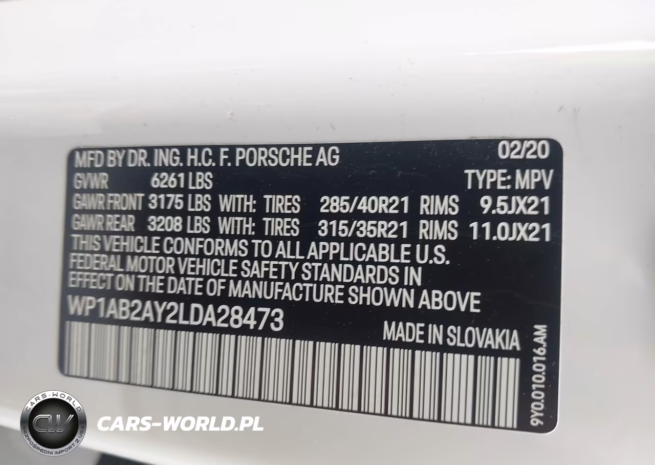 2020 Porsche Cayenne S VIN:WP1AB2AY2LDA28473 - 9