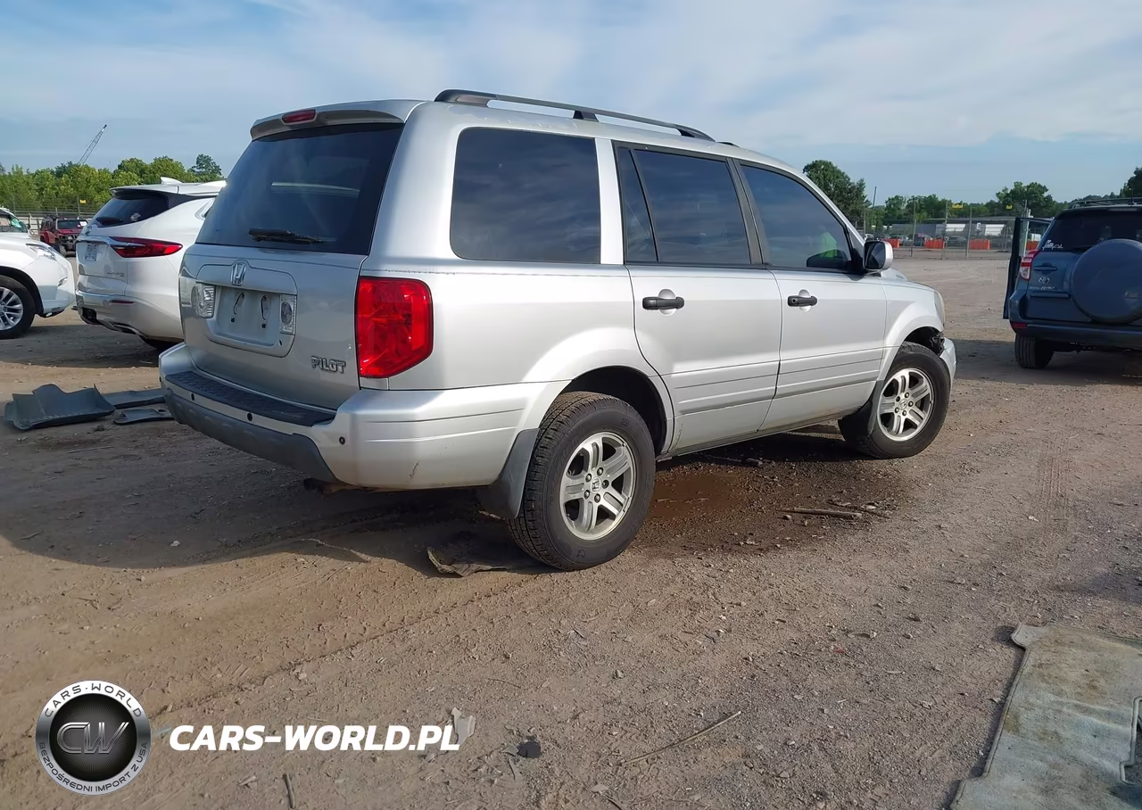 2005 Honda Pilot Ex-L VIN:5FNYF18505B028638 - 4