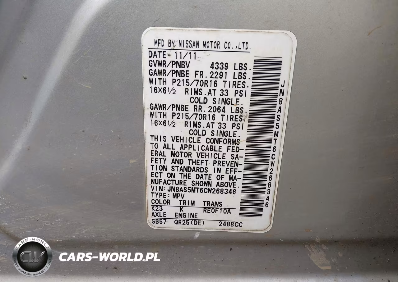 2012 Nissan Rogue S VIN:JN8AS5MT6CW268346 - 9