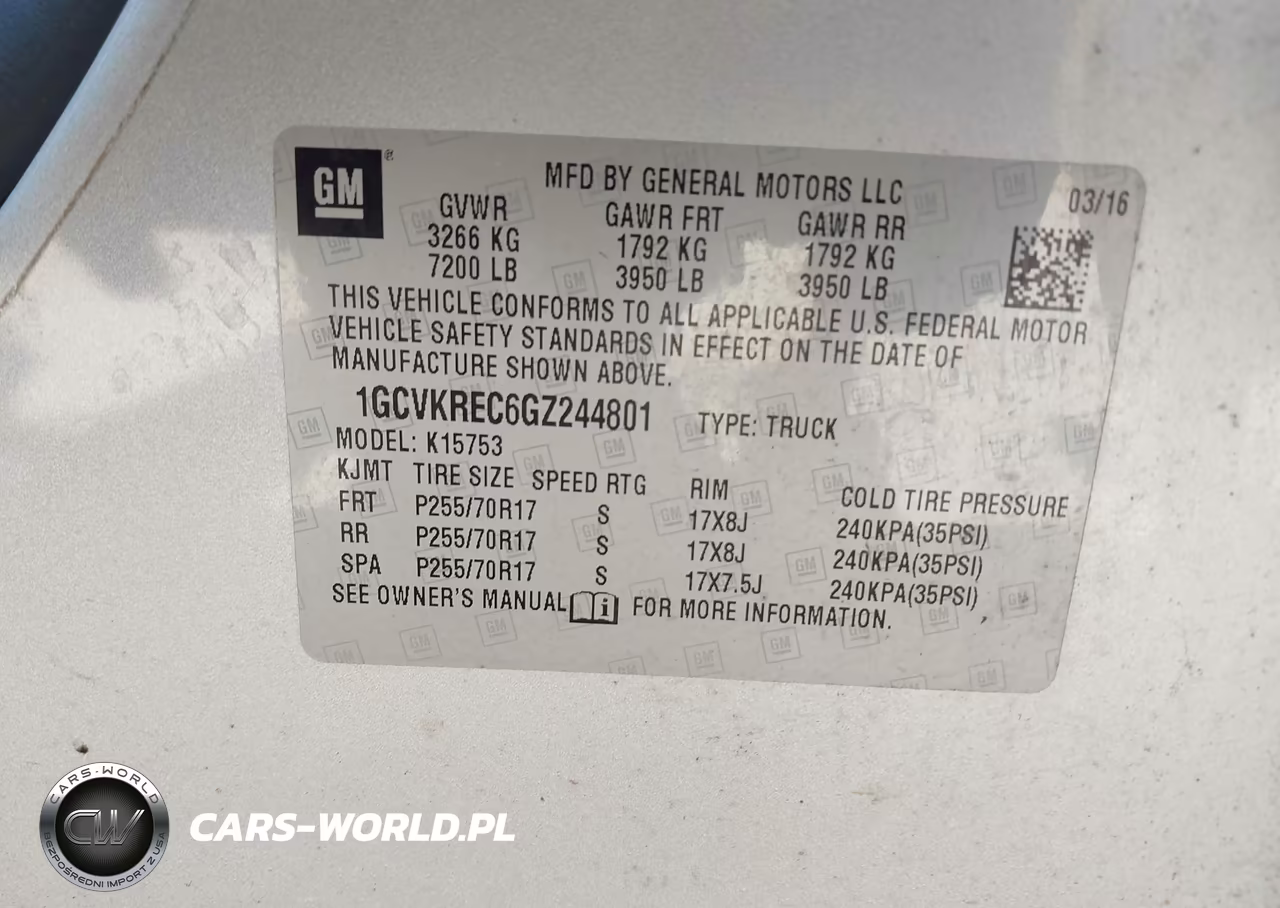 2016 Chevrolet Silverado 1500 Lt VIN:1GCVKREC6GZ244801 - 9