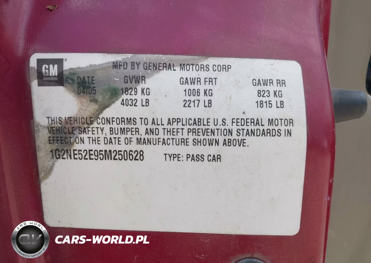 2005 Pontiac Grand Am Se VIN:1G2NE52E95M250628 - 9
