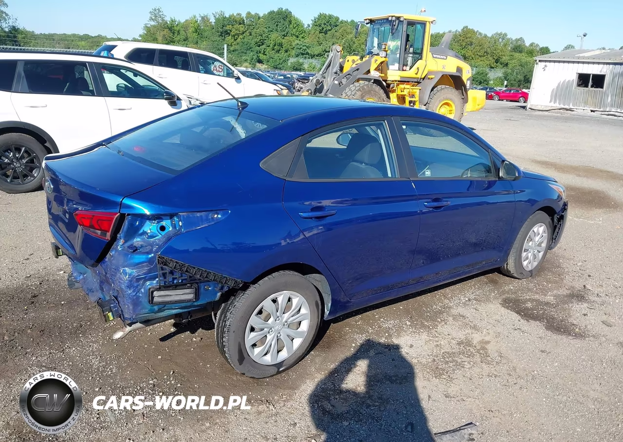 2020 Hyundai Accent Se VIN:3KPC24A67LE122562 - 4