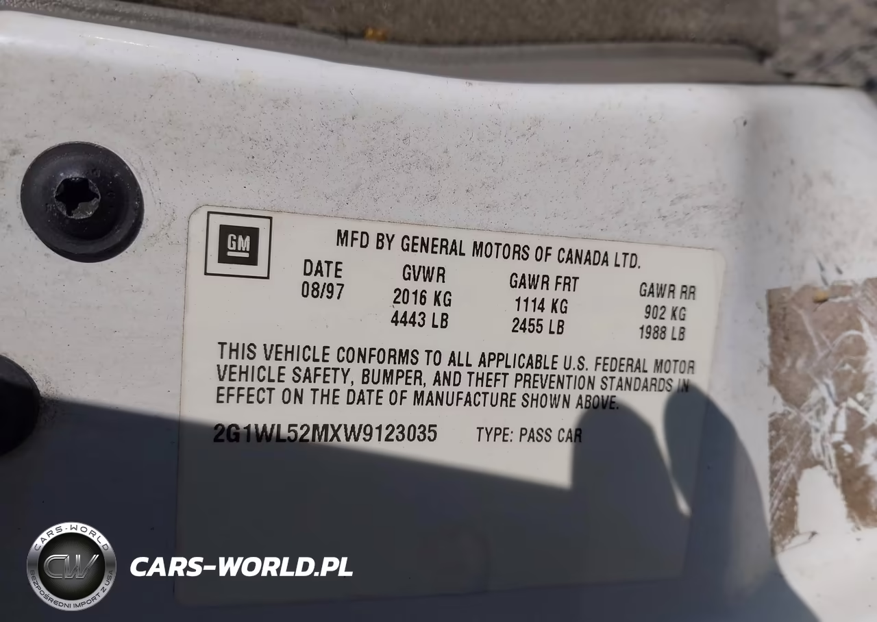 1998 Chevrolet Lumina VIN:2G1WL52MXW9123035 - 9