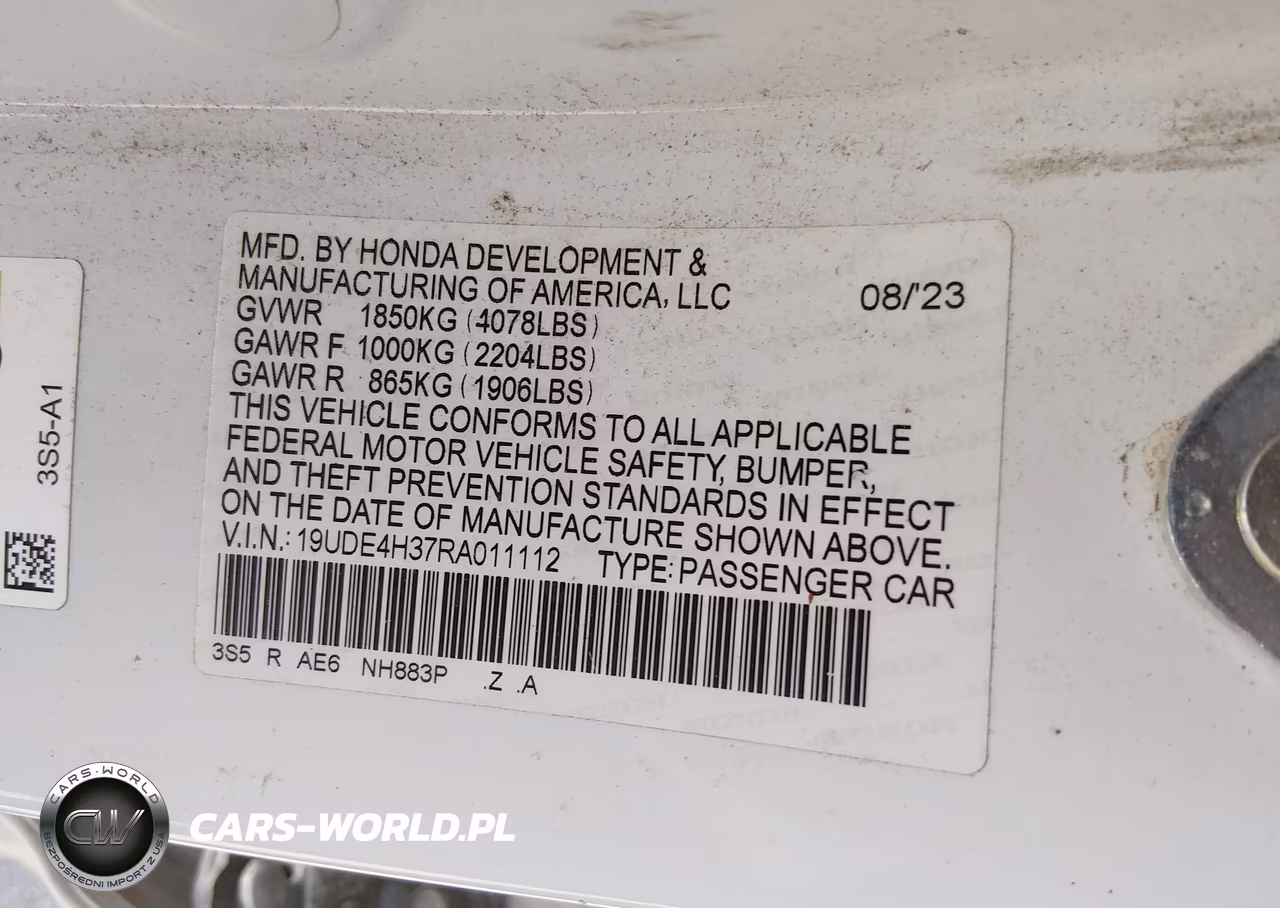 2024 Acura Integra A-Spec VIN:19UDE4H37RA011112 - 9