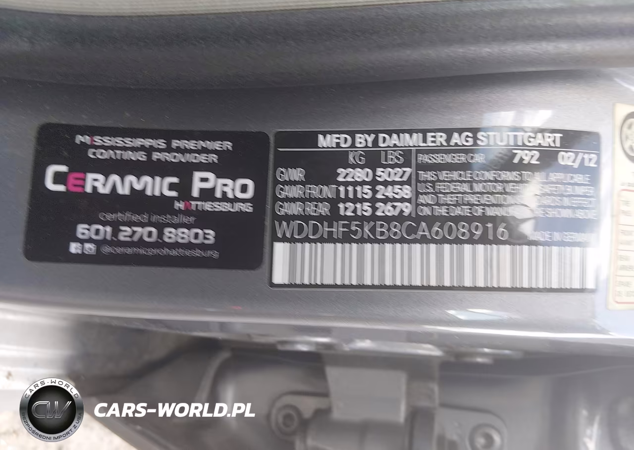 2012 Mercedes-Benz E 350 VIN:WDDHF5KB8CA608916 - 9