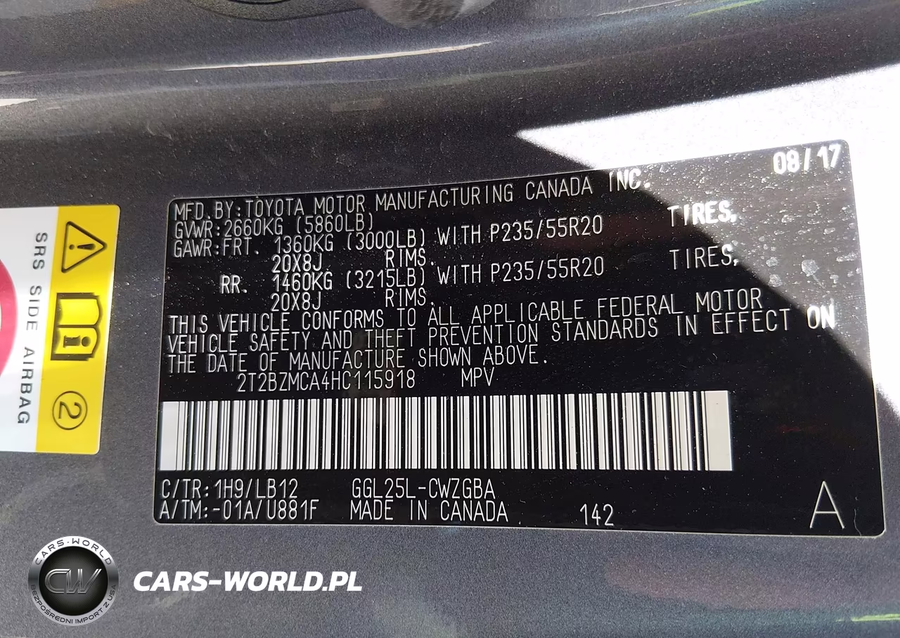 2017 Lexus Rx 350 VIN:2T2BZMCA4HC115918 - 9