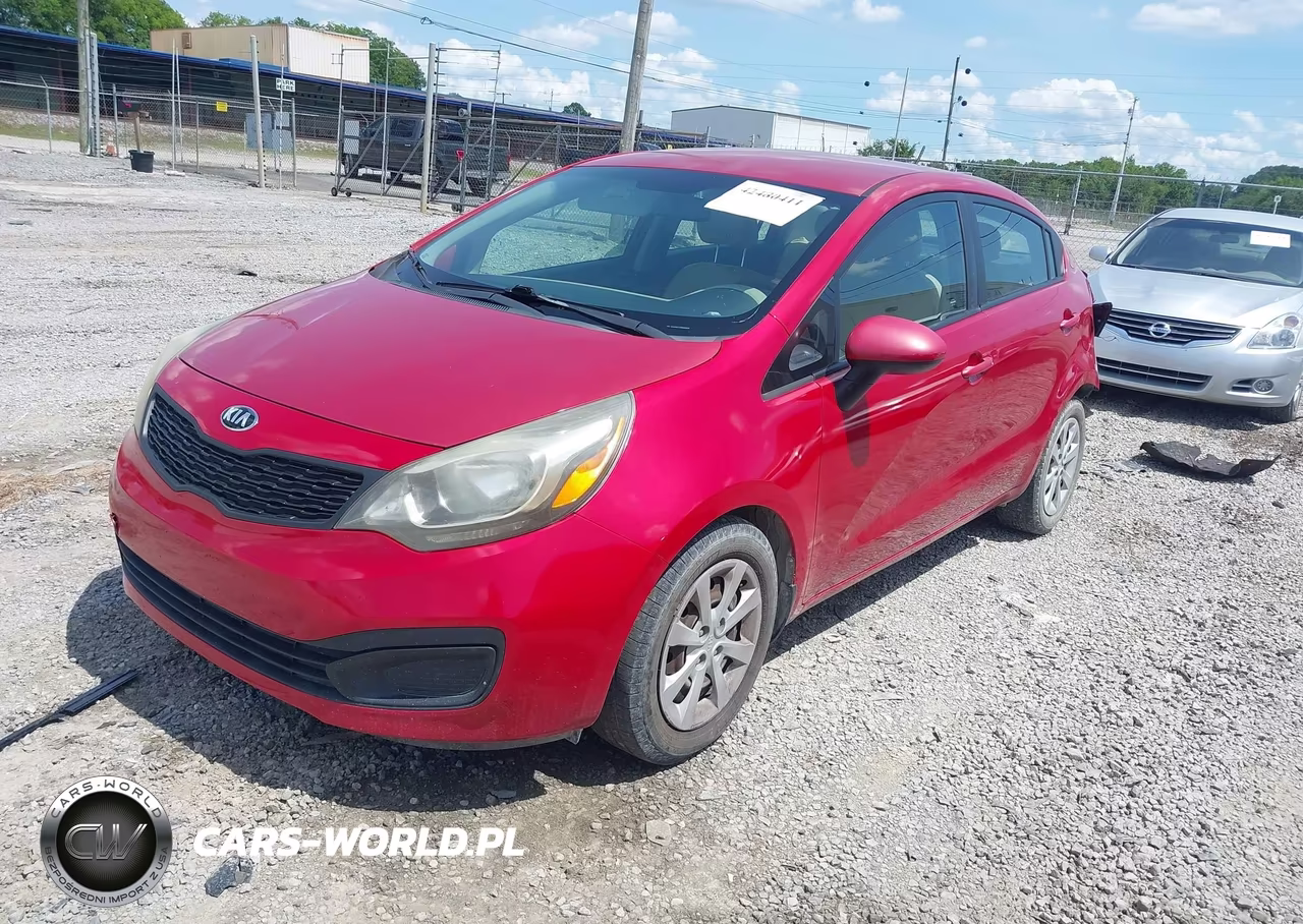 2013 Kia Rio Lx VIN:KNADM4A37D6280909 - 2