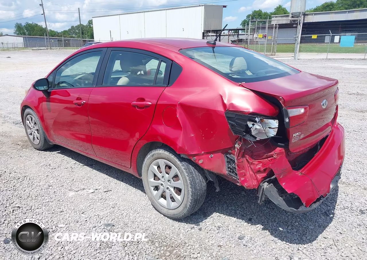 2013 Kia Rio Lx VIN:KNADM4A37D6280909 - 3