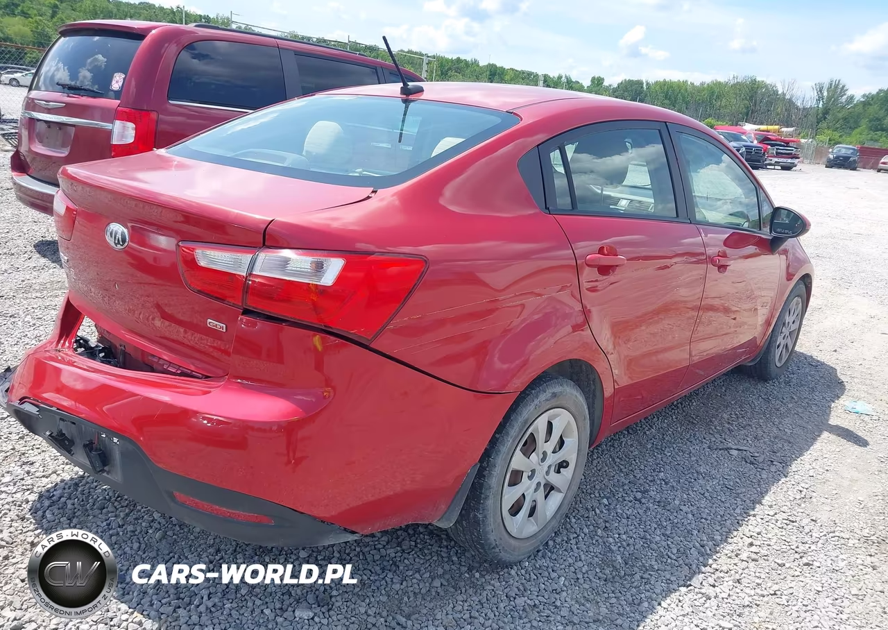 2013 Kia Rio Lx VIN:KNADM4A37D6280909 - 4