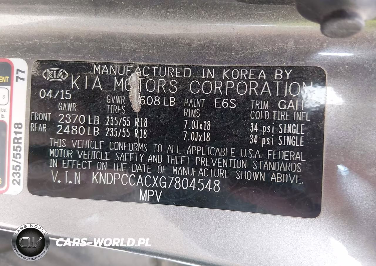 2016 Kia Sportage Ex VIN:KNDPCCACXG7804548 - 9
