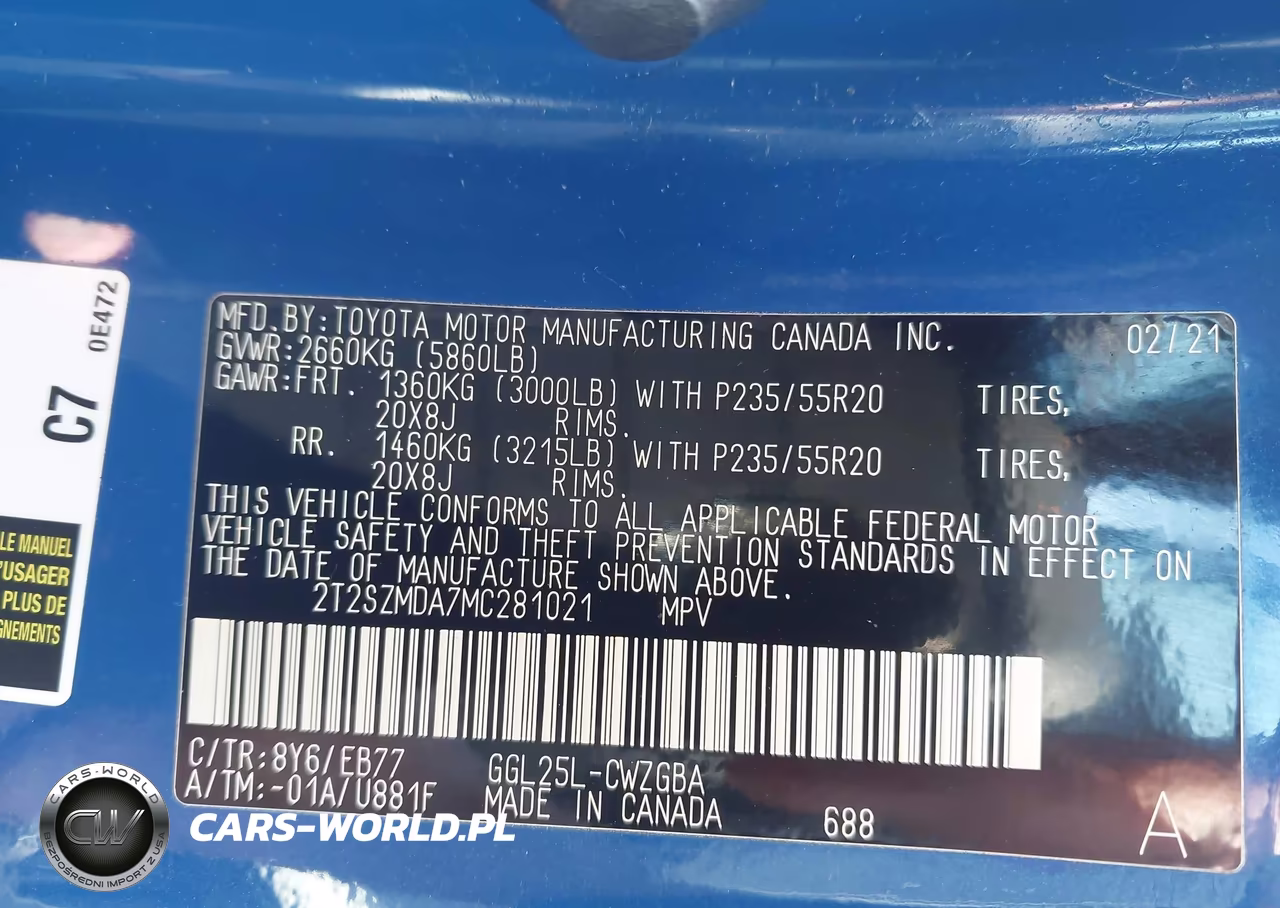 2021 Lexus Rx 350 F Sport Appearance VIN:2T2SZMDA7MC281021 - 9