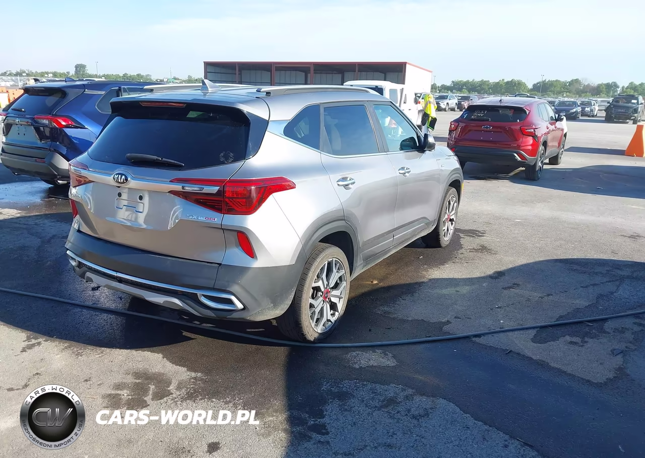 2021 Kia Seltos Sx Turbo VIN:KNDETCA22M7089193 - 4