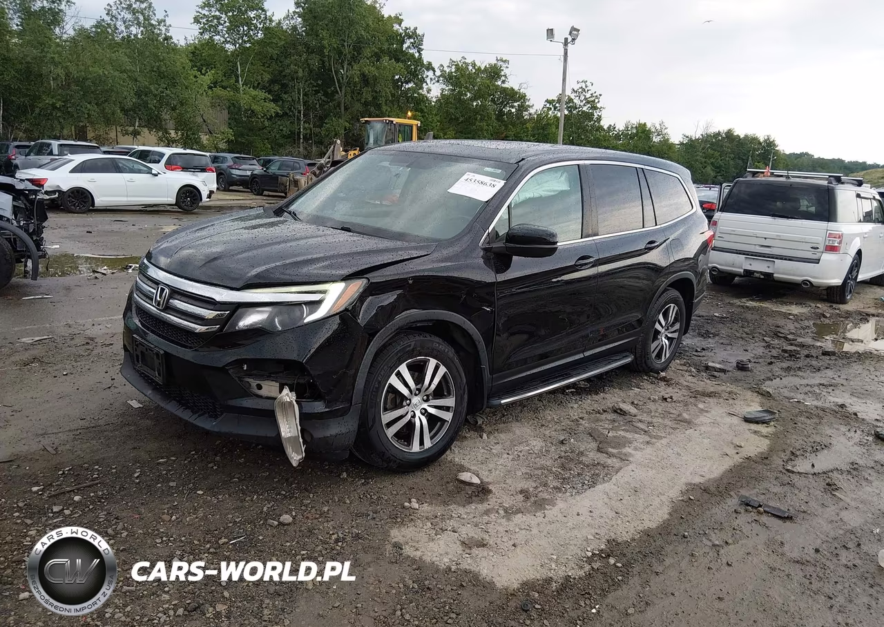 2016 Honda Pilot Ex-L VIN:5FNYF6H87GB077507 - 2