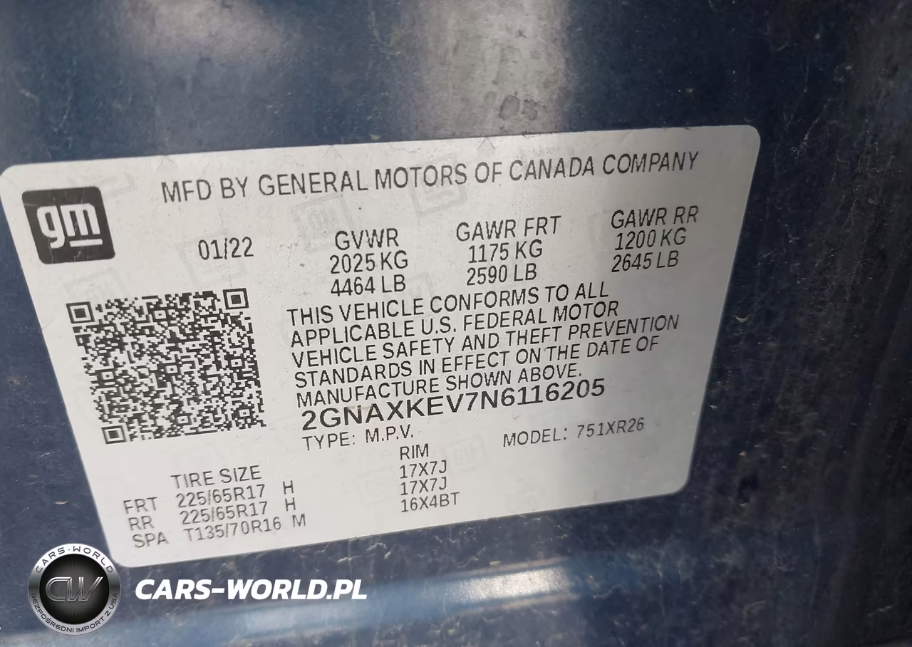 2022 Chevrolet Equinox Fwd Lt VIN:2GNAXKEV7N6116205 - 9