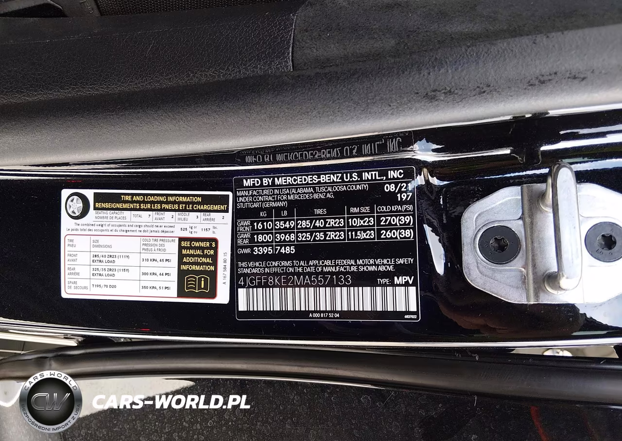 2021 Mercedes-Benz Amg Gls 63 4Matic VIN:4JGFF8KE2MA557133 - 9