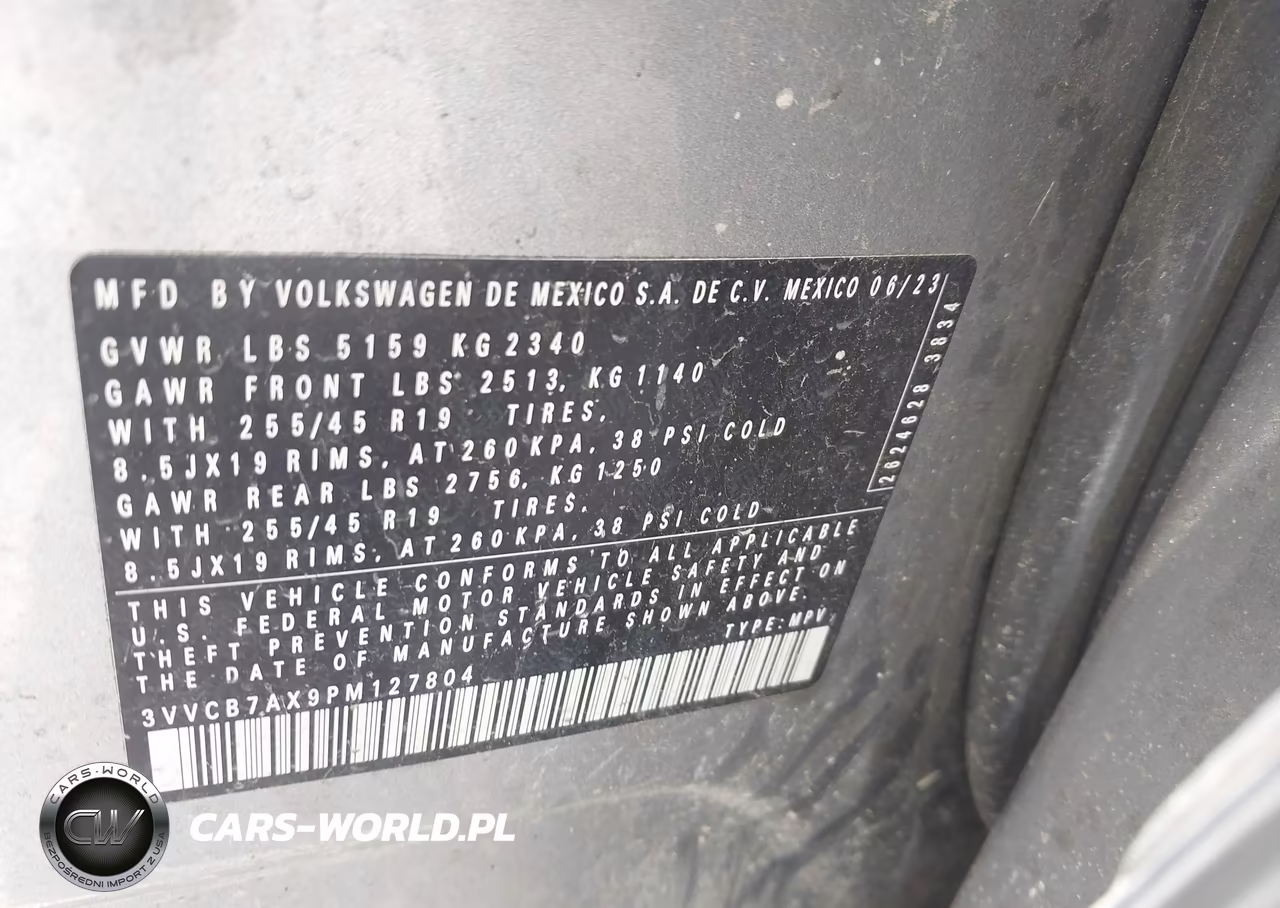 2023 Volkswagen Tiguan 2.0T Se R-Line Black VIN:3VVCB7AX9PM127804 - 9
