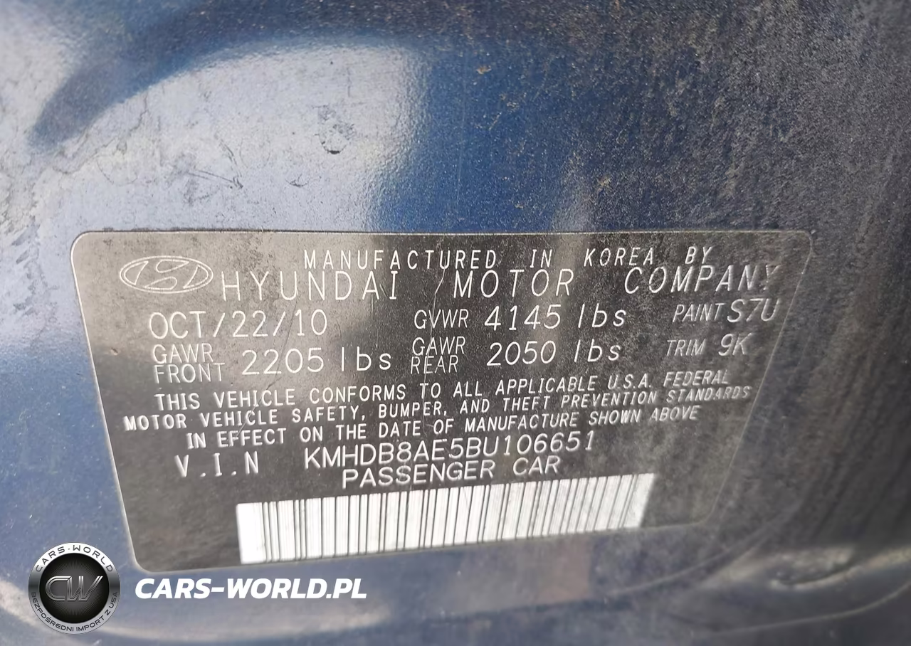 2011 Hyundai Elantra Touring Gls VIN:KMHDB8AE5BU106651 - 9