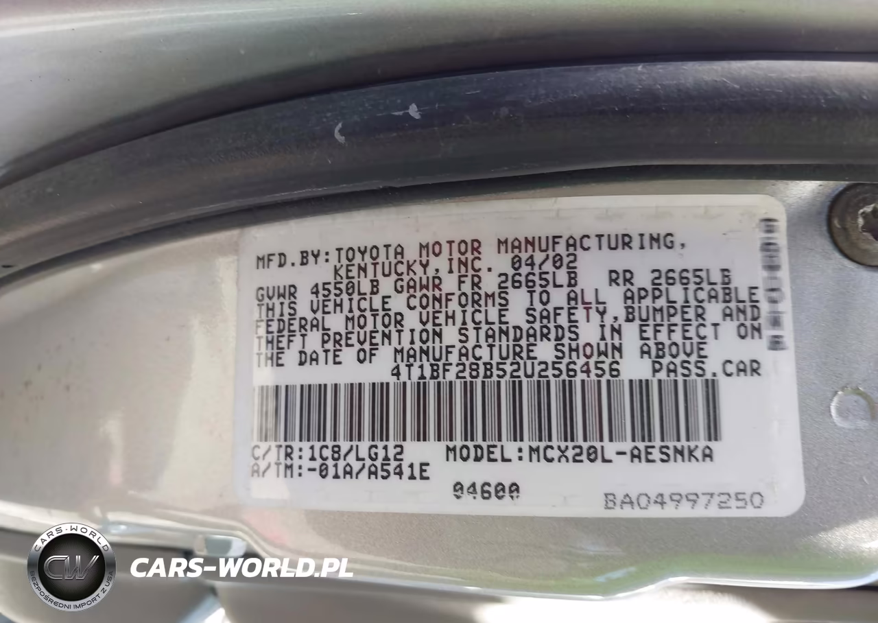 2002 Toyota Avalon Xl VIN:4T1BF28B52U256456 - 9